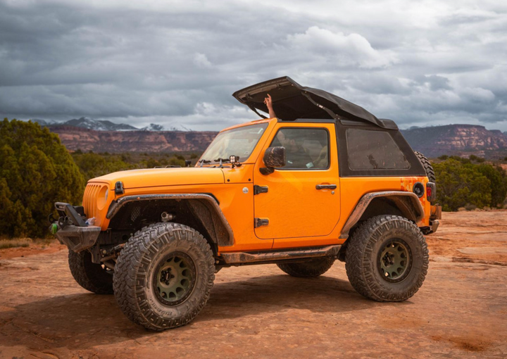 Bestop Trektop® Glide™ Slantback Jeep Wrangler Soft Top 2018-2026 Wrangler JL; 2-Door