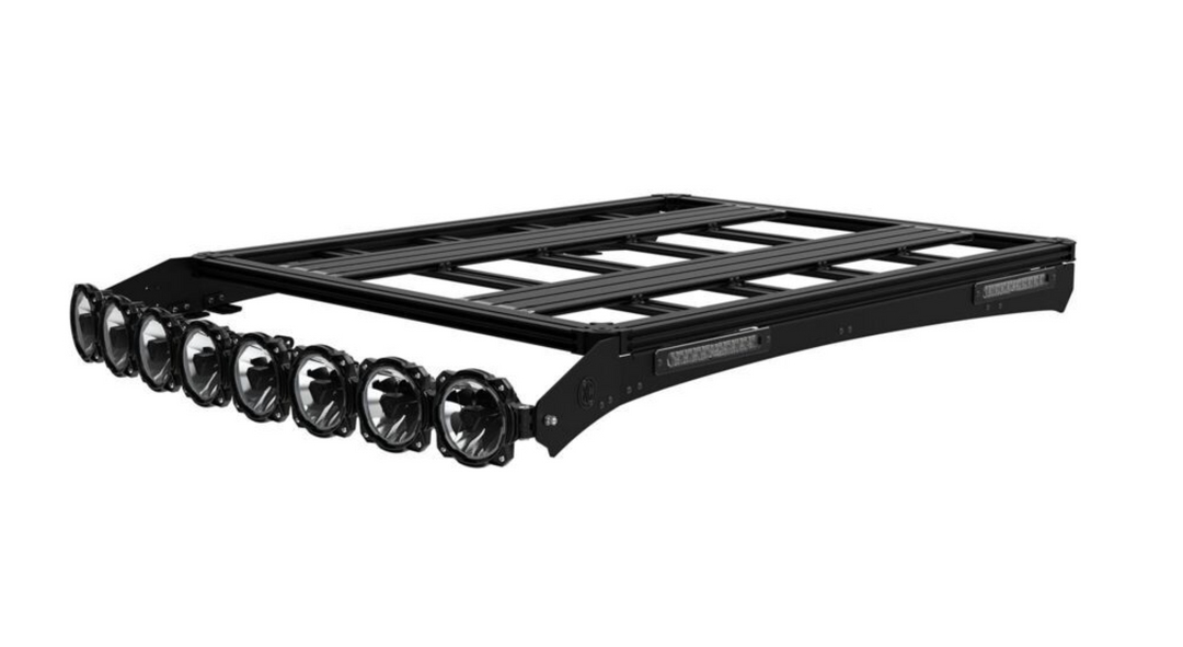 KC Hilites Platform One Roof Rack with 360° Lighting 2005-2023 Toyota Tacoma