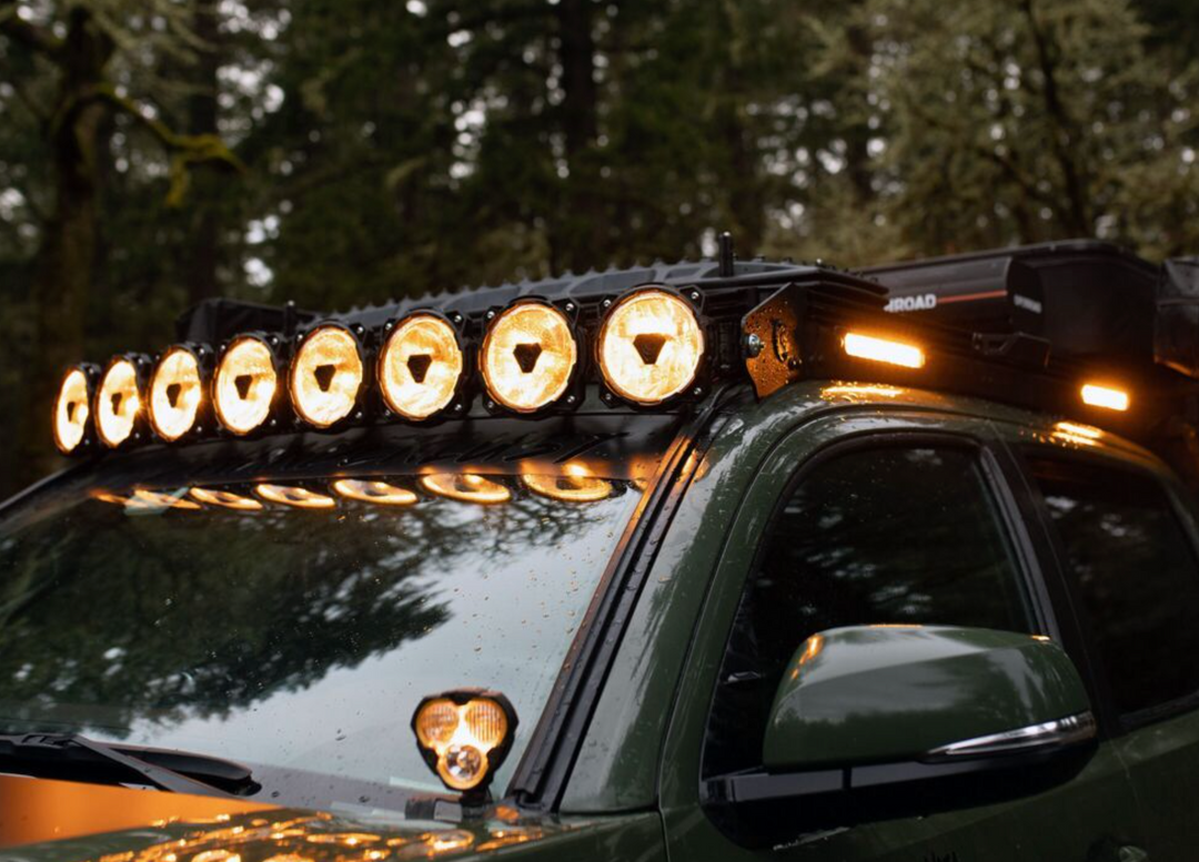 KC Hilites Platform One Roof Rack with 360° Lighting 2005-2023 Toyota Tacoma