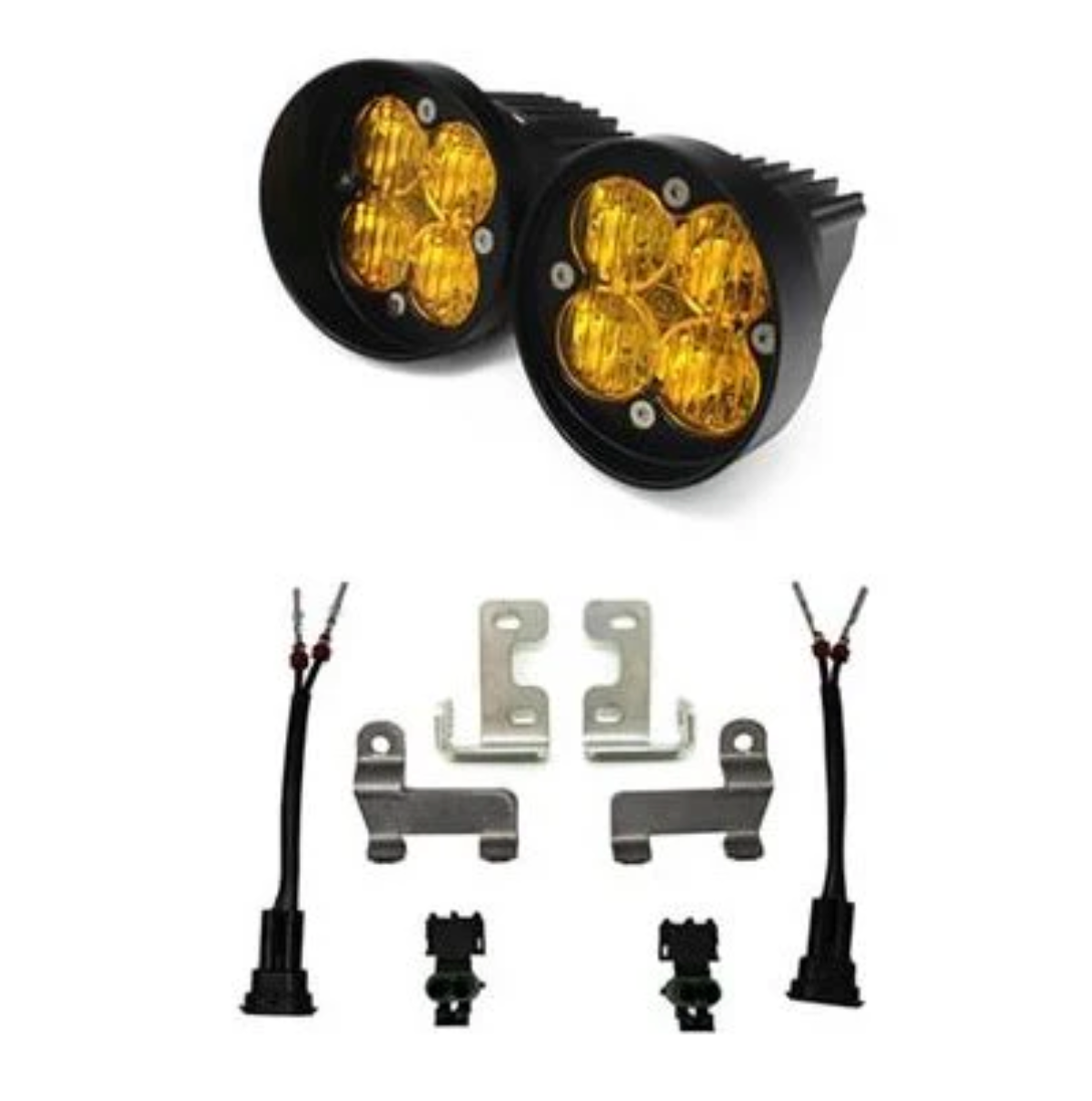 Baja Designs Amber Squadron Fog Light Kit Toyota Tacoma | Tundra | 4Runner