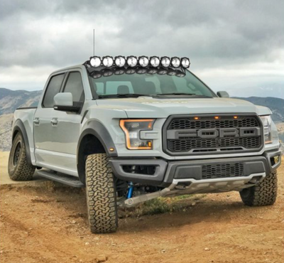 KC Hilites 57" Pro6 Gravity® LED 9 Light Bar System for 15-24 Ford F150/Raptor