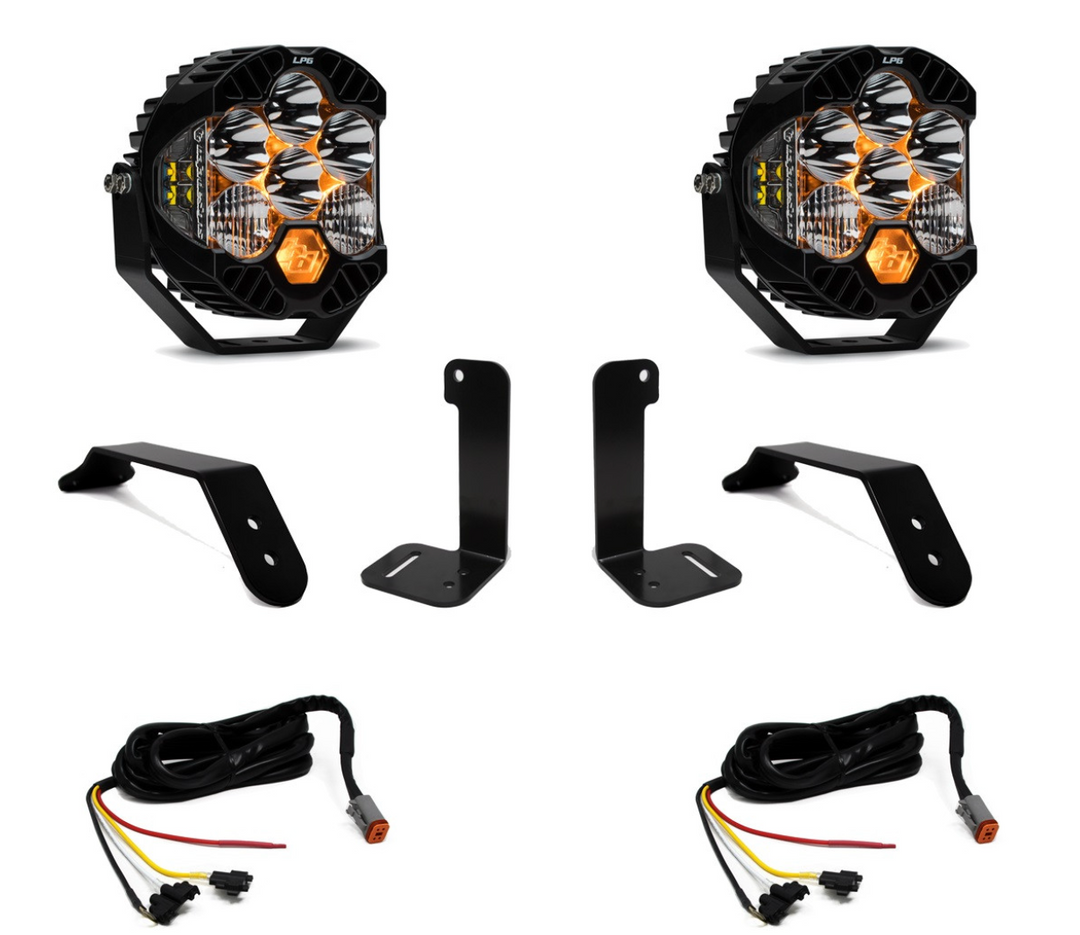 Jeep JL/JT LP6 Pro Bumper Light Kit - Jeep 2020-24 Gladiator; 2018-24 Wrangler JL