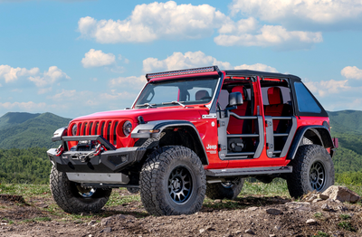 Carnivore Tube Doors Front and Rear for 18-25 Jeep Wrangler JL & Gladiator JT