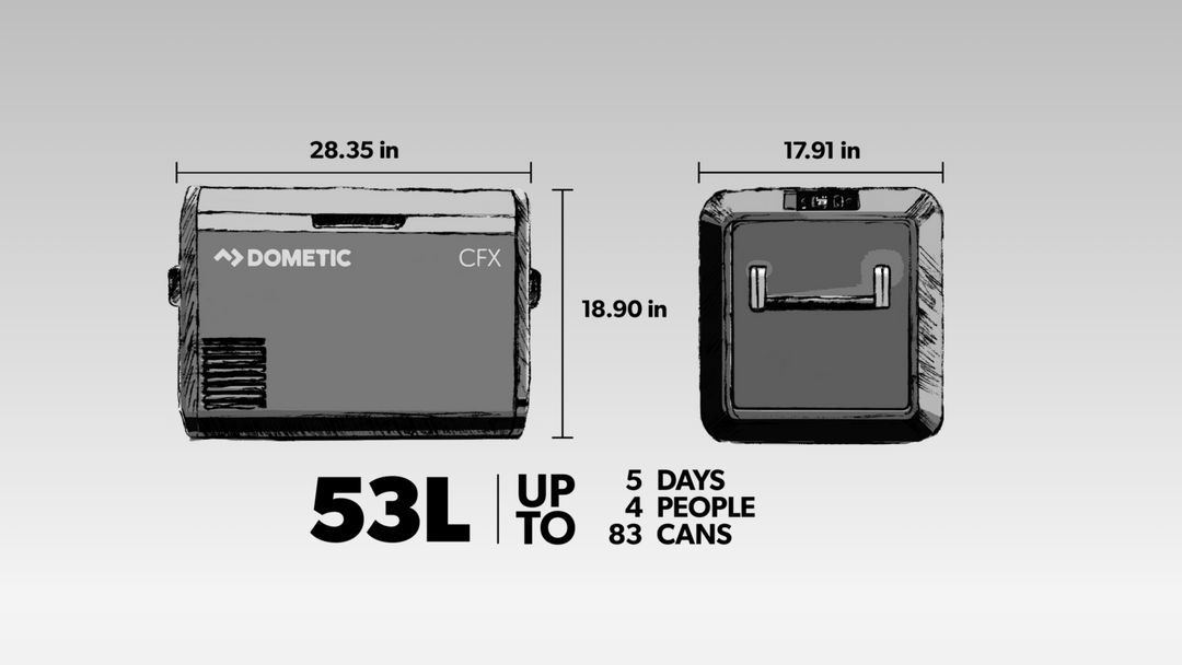 Dometic CFX3 55IM Ice Maker Powered 12 Volt Cooler, 53L
