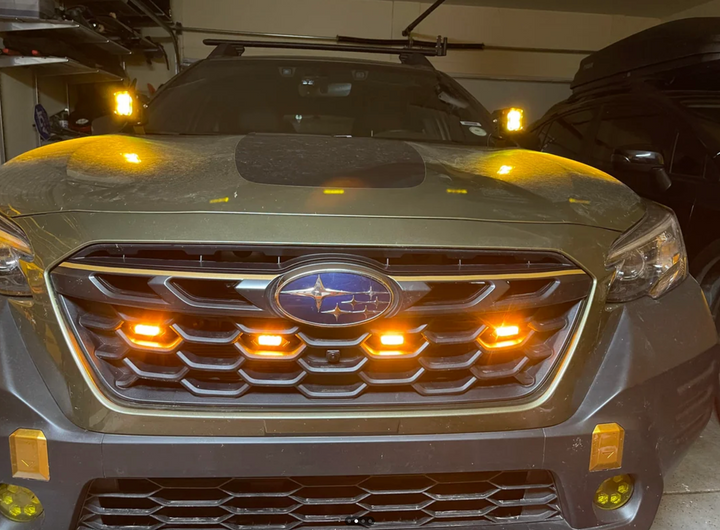 BC Offroading LED Front Grille Running Lights Subaru Outback 2018-2024