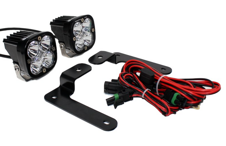 Baja Designs Jeep JL/JT Squadron Sport A-Pillar Light Kit - Jeep 2020-2025 Gladiator; 2018-2025 Wrangler JL