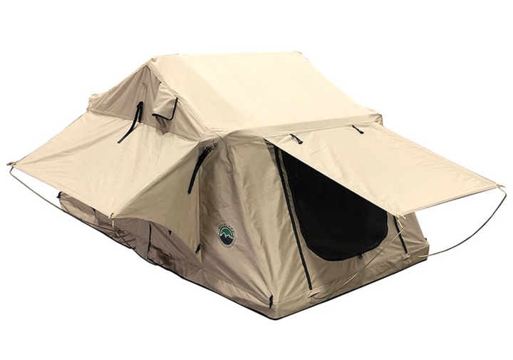 OVERLAND VEHICLE SYSTEMS OVS TMBK 3 Person Roof Top Tent With Green Rain Fly