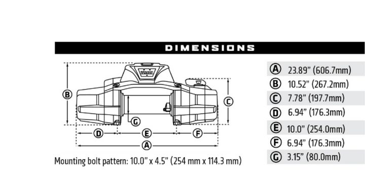 Warn ZEON XP 10-S Winch