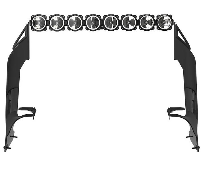 KC HiLiTES Gravity Pro6 LED Light Bar Kit for 2018-2025 Jeep Wrangler JL and Gladiator JT (Mojave,392)