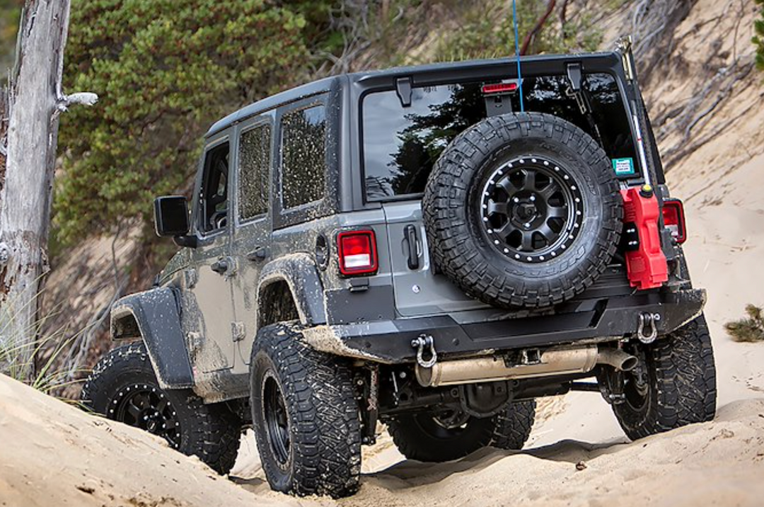 Warn Elite Series Rear Bumper for 18 - 26 Jeep Wrangler JL