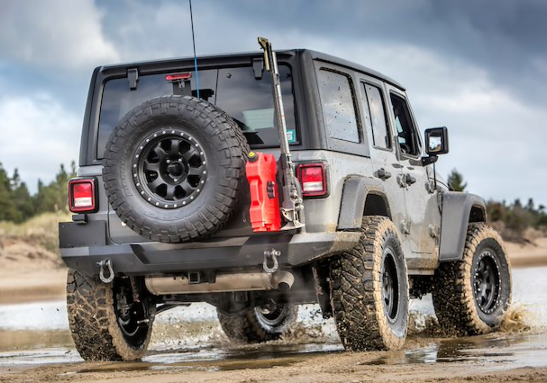 Warn Elite Series Rear Bumper for 18 - 26 Jeep Wrangler JL