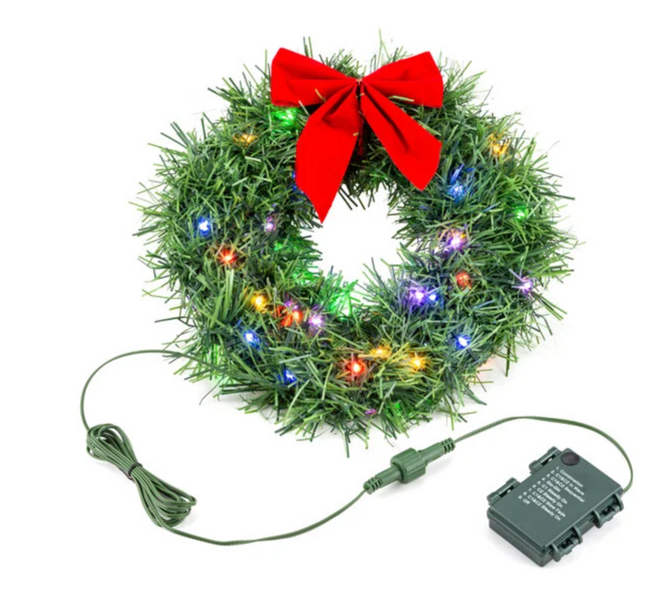 Quadratec LED Christmas Wreath