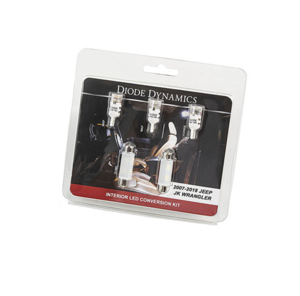 Diode Dynamics Interior LED Light Kit for 07-18 Jeep Wrangler JK