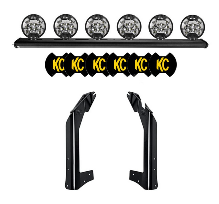 KC HiLiTES 50" Overhead Xross Bar Light Mount Kit  for 07-25Jeep Wrangler JL/JK & Gladiator JT