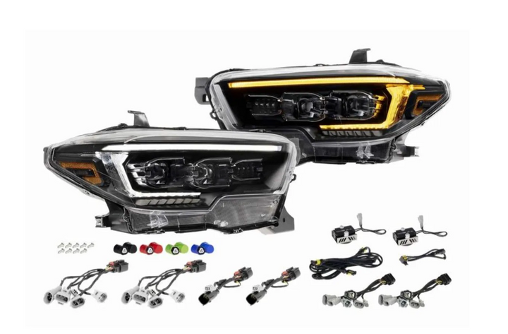 Morimoto XB Evo LED Headlights for Toyota Tacoma 2016-2023, Frost-Free System, Bi-LED Optics