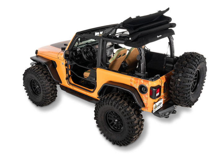 Bestop Trektop® Glide™ Slantback Jeep Wrangler Soft Top 2018-2026 Wrangler JL; 2-Door