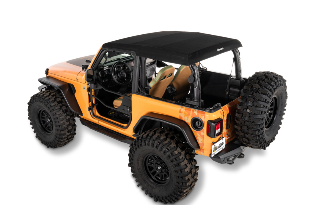 Bestop Trektop® Glide™ Slantback Jeep Wrangler Soft Top 2018-2026 Wrangler JL; 2-Door
