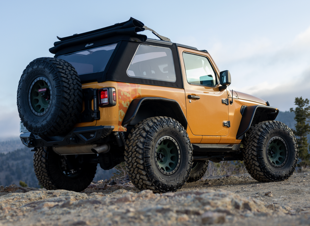 Bestop Trektop® Glide™ Slantback Jeep Wrangler Soft Top 2018-2026 Wrangler JL; 2-Door