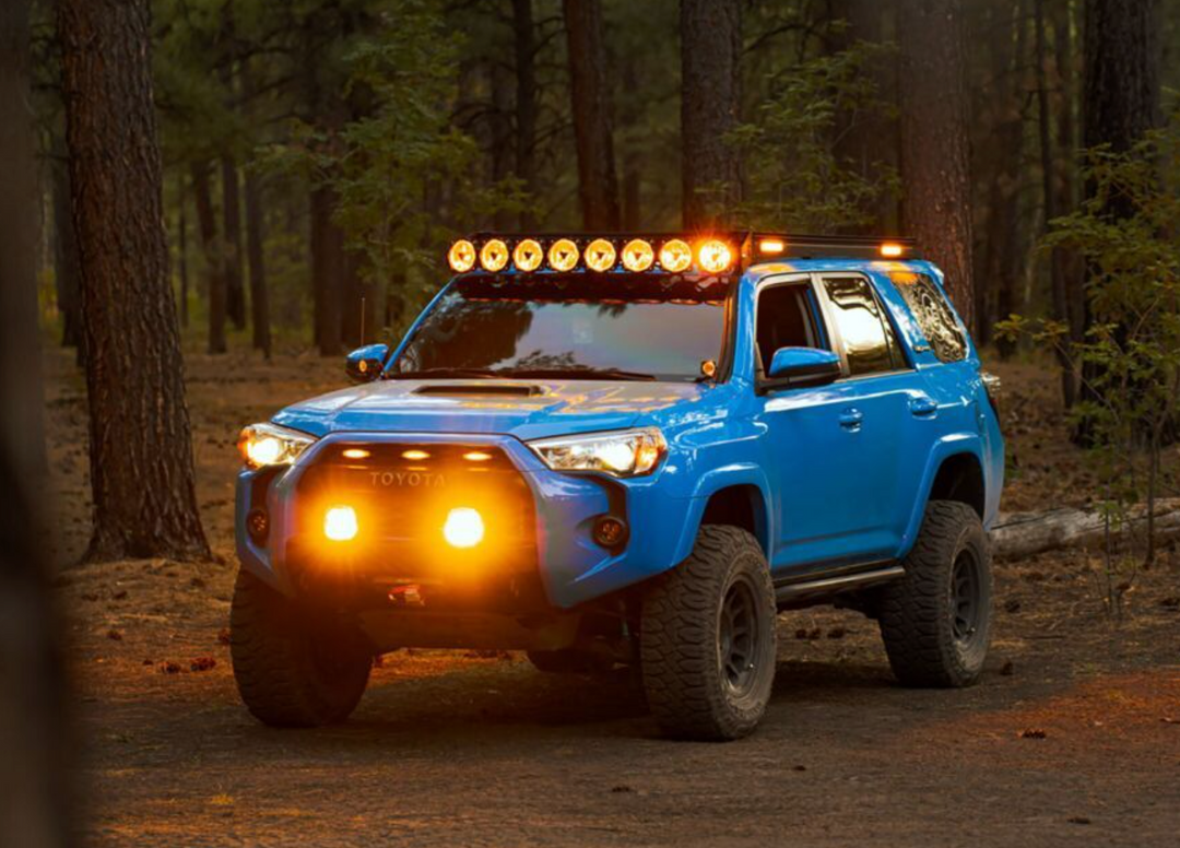 KC Hilites Platform One Roof Rack with 360° Lighting 2010-2024 Toyota 4Runner