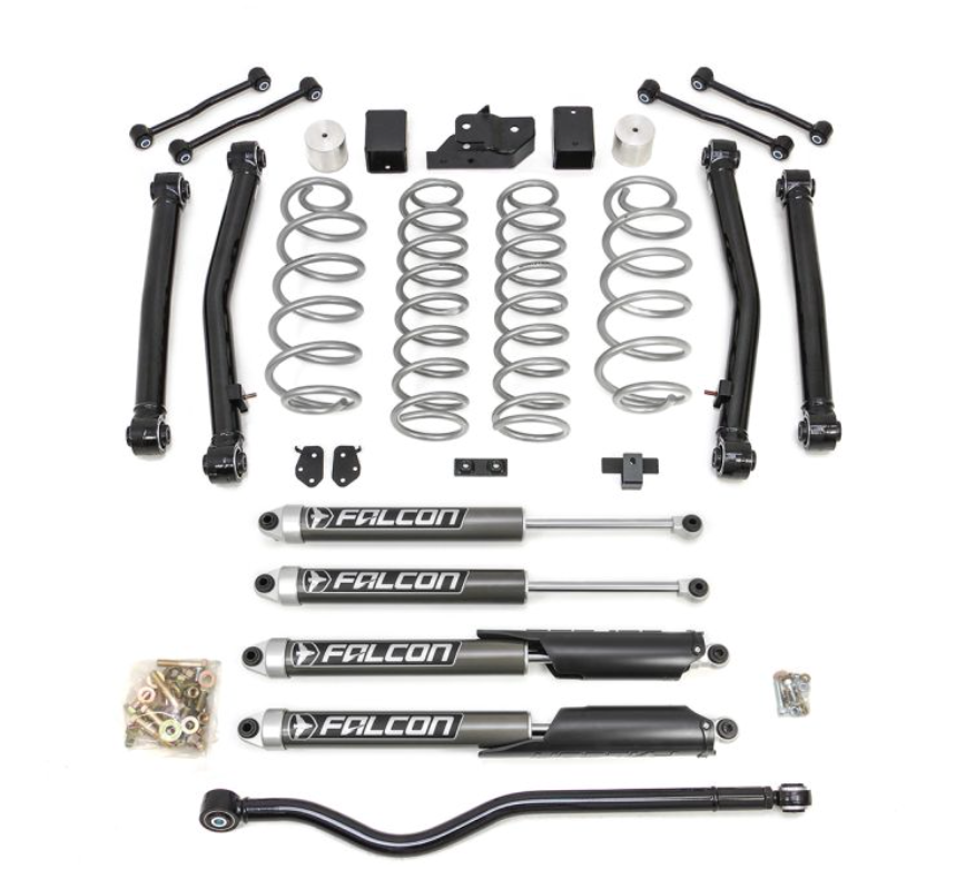 ReadyLift Suspension Coil Spring 3.5" Lift Kit with Falcon 2.1 Mono Shocks | 2018-2023 Jeep Wrangler JL