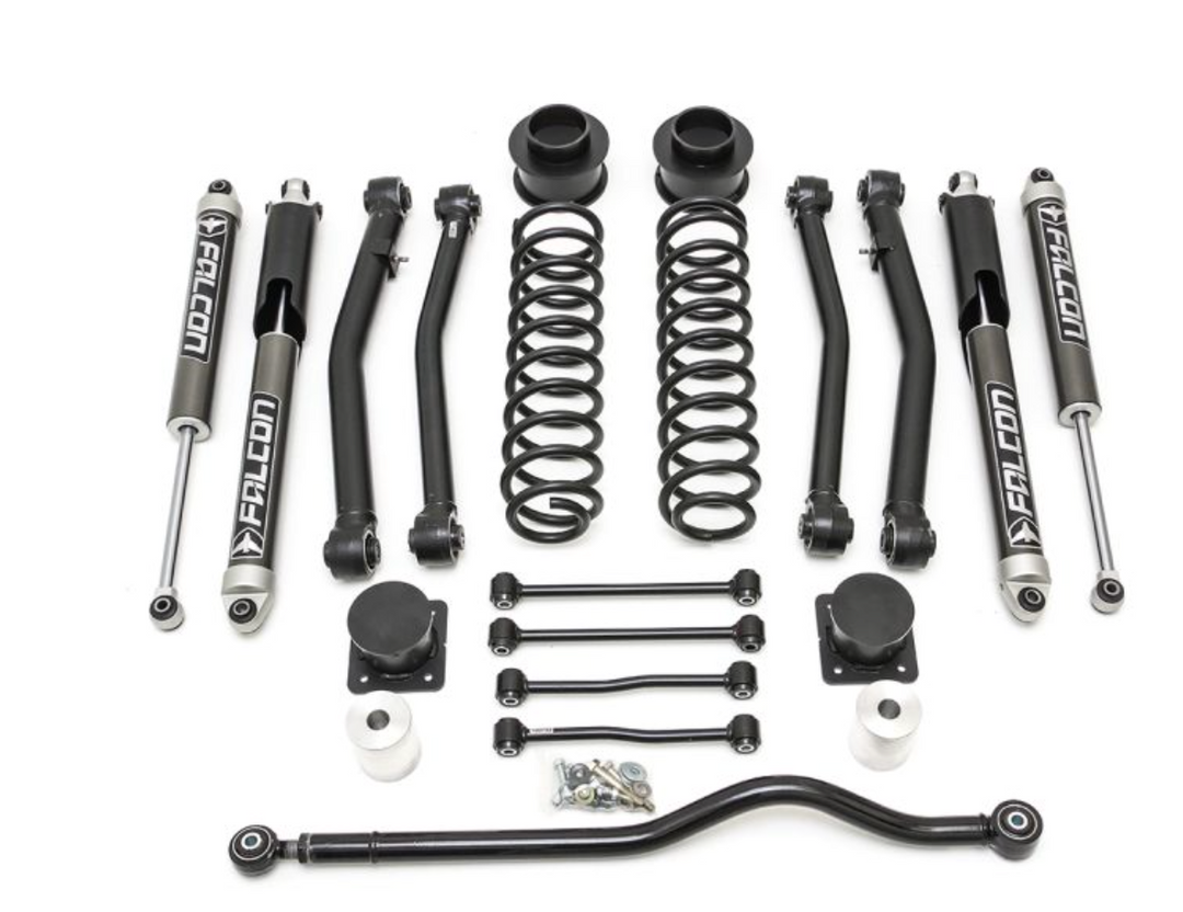 Readylift Terrain Flex 4-Arm Kit With Falcon 2.1 Monotube Shocks 2020-2026 Jeep JT Gladiator