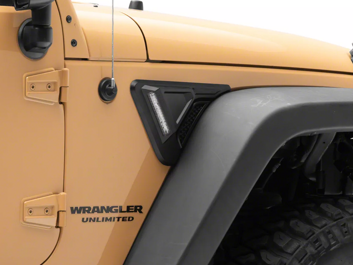 Oracle Sidetrack LED Fender Lights 2007-2018 Jeep Wrangler JK