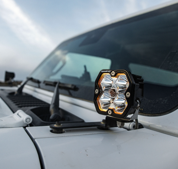 Baja Designs Squadron 2.0 Sport A-Pillar Light Kit for 2018 -2026 Jeep Wrangler JL|Gladiator JT