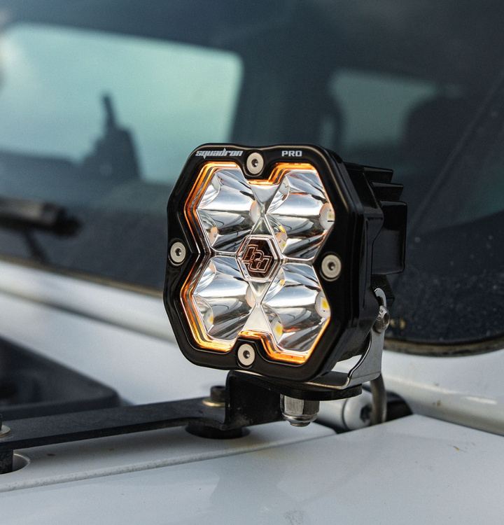 Baja Designs Squadron 2.0 Pro A-Pillar Light Kit for 2018 -2026 Jeep Wrangler JL|Gladiator JT