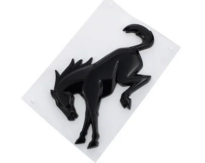 BC Offroading Rear Horse Emblem ; Gloss Black 2021-2026 Ford Bronco