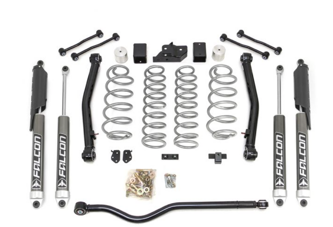 ReadyLift Suspension Coil Spring 3.5" Lift Kit with Falcon 2.1 Mono Shocks | 2018-2023 Jeep Wrangler JL
