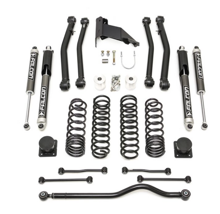 Redylift Terrain Flex Max 4-Arm Kit With Falcon 2.1 Shocks 2020-2026 Jeep JT Gladiator
