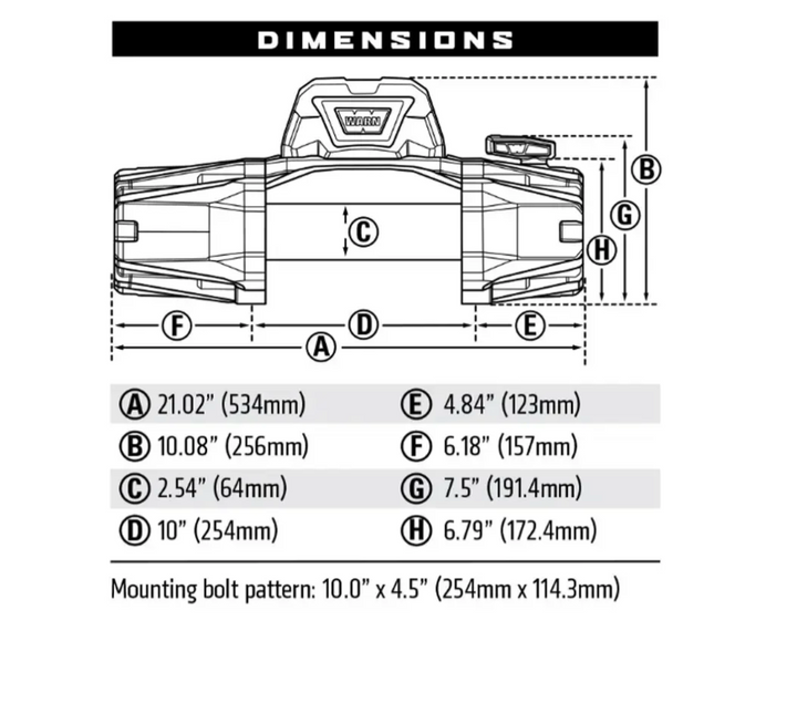 WARN VR EVO Series Winch