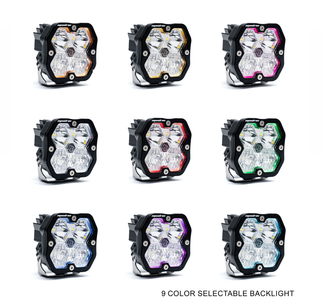 Baja Designs Squadron 2.0 Sport A-Pillar Light Kit for 2018 -2026 Jeep Wrangler JL|Gladiator JT