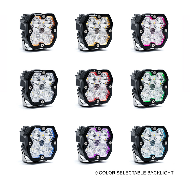 Baja Designs Squadron 2.0 Sport A-Pillar Light Kit for 2018 -2026 Jeep Wrangler JL|Gladiator JT