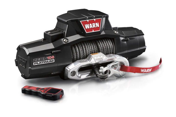 WARN ZEON 10-S Platinum Winch with Synthetic Rope and Bluetooth Controller