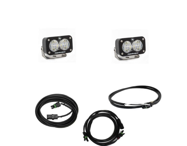 Baja Designs Reverse Kit W/ Upfitter Dual S2 Sport W/C LED Light Kit Jeep Wrangler JL 2018+