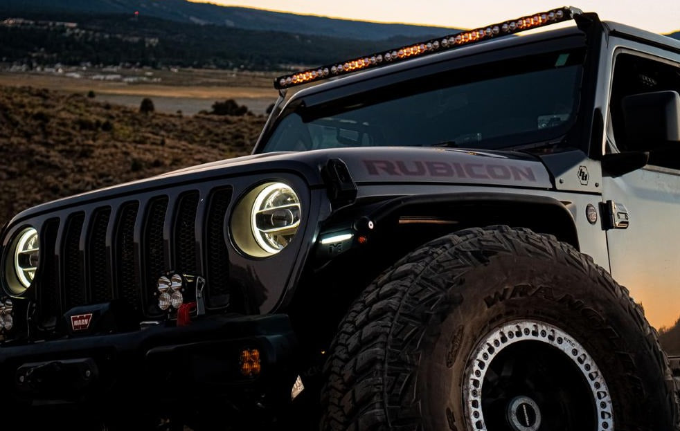 Jeep JL/JT OnX6+ 50 Inch Roof Mount Light Kit - Jeep 2020-24 Gladiator; 2018-24 Wrangler JL