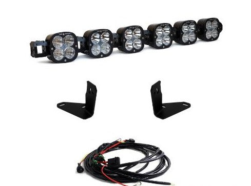 Baja Designs 6 XL Linkable Light Bar Kit Plastic Bumper Mount Ford Bronco 2021+