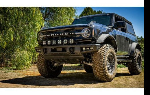 Baja Designs 6 XL Linkable Light Bar Kit Plastic Bumper Mount Ford Bronco 2021+