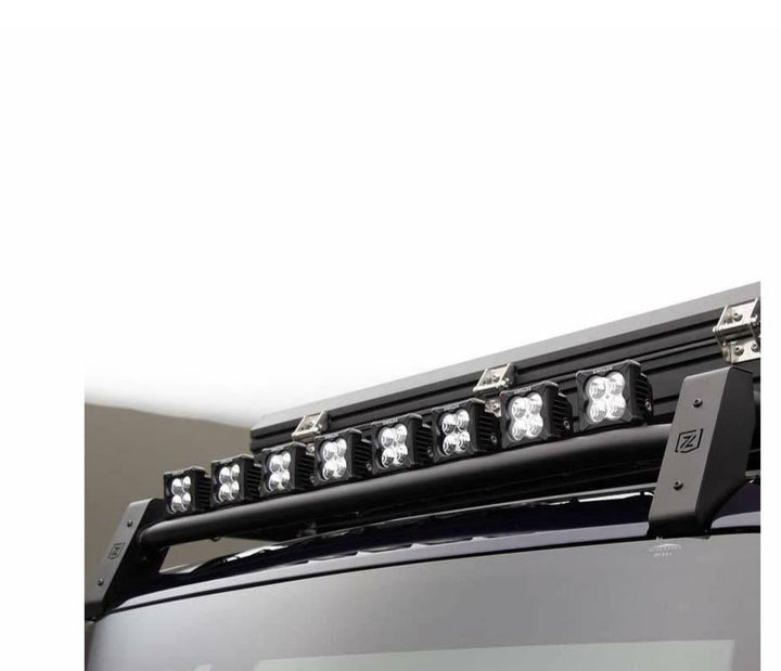 ZROADZ Black Roof Rack w/8 3" LED Light Pods Ford Bronco 2021+