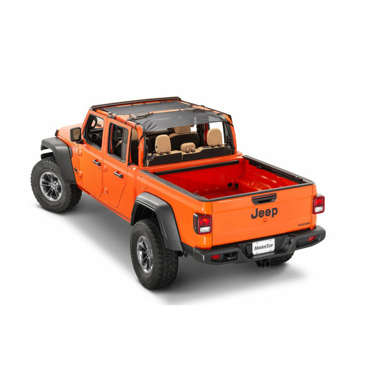 MasterTop ShadeMaker Freedom Mesh Bimini Top Plus For Jeep Gladiator JT