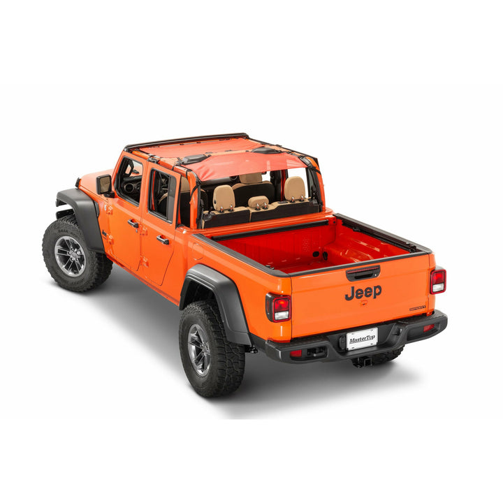 MasterTop ShadeMaker Freedom Mesh Bimini Top Plus For Jeep Gladiator JT