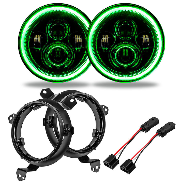 Oracle Lighting 7" High Powered Projector LED Headlight Pair for Jeep Wrangler JL 2018-2022