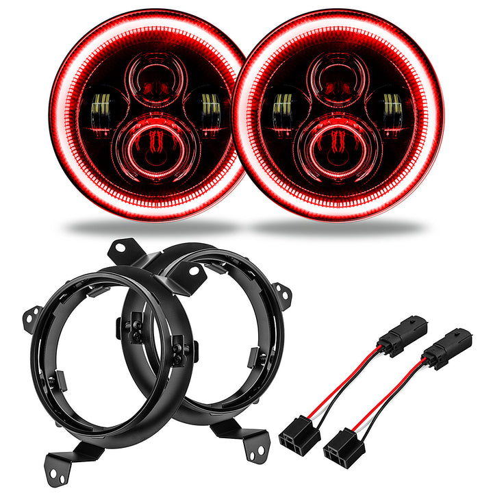 Oracle Lighting 7" High Powered Projector LED Headlight Pair for Jeep Wrangler JL 2018-2022