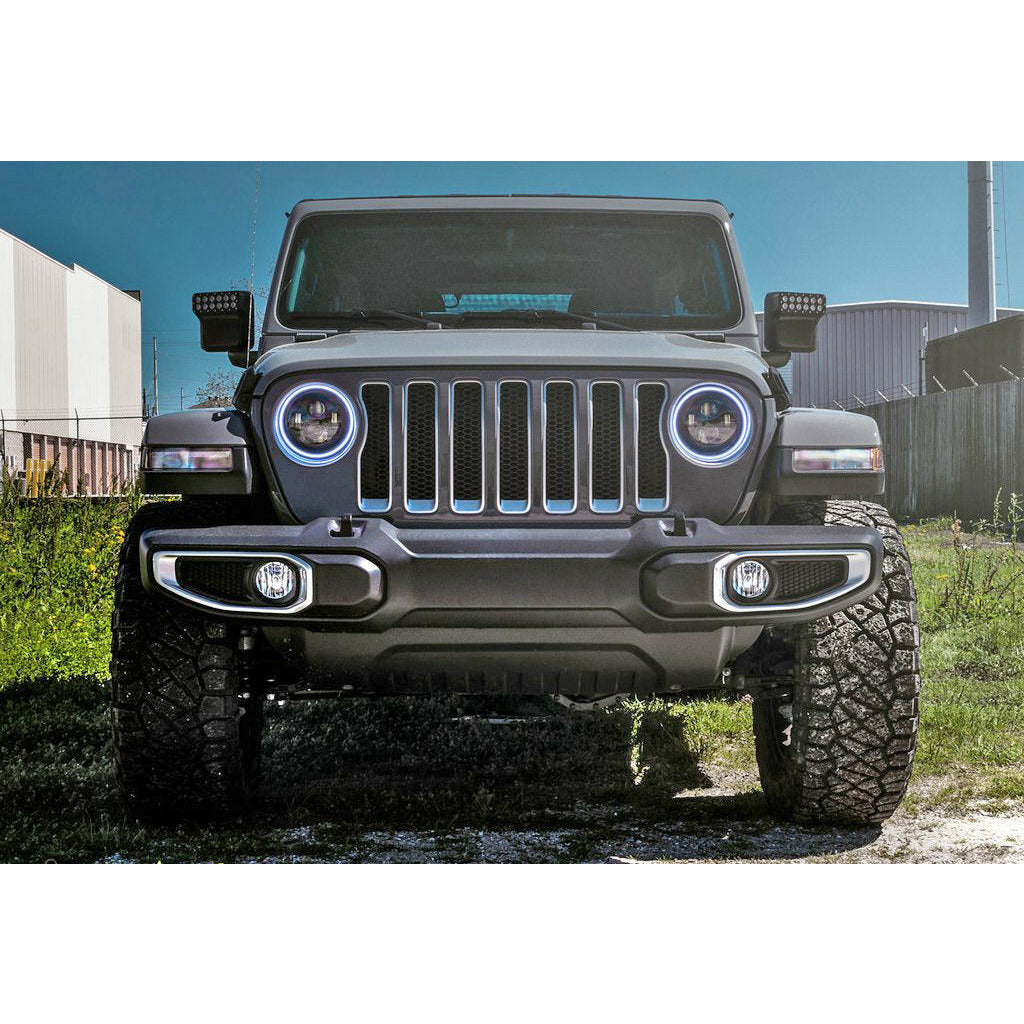 Oracle Lighting 7" High Powered Projector LED Headlight Pair for Jeep Wrangler JL 2018-2022