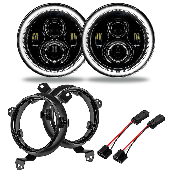 Oracle Lighting 7" High Powered Projector LED Headlight Pair for Jeep Wrangler JL 2018-2022