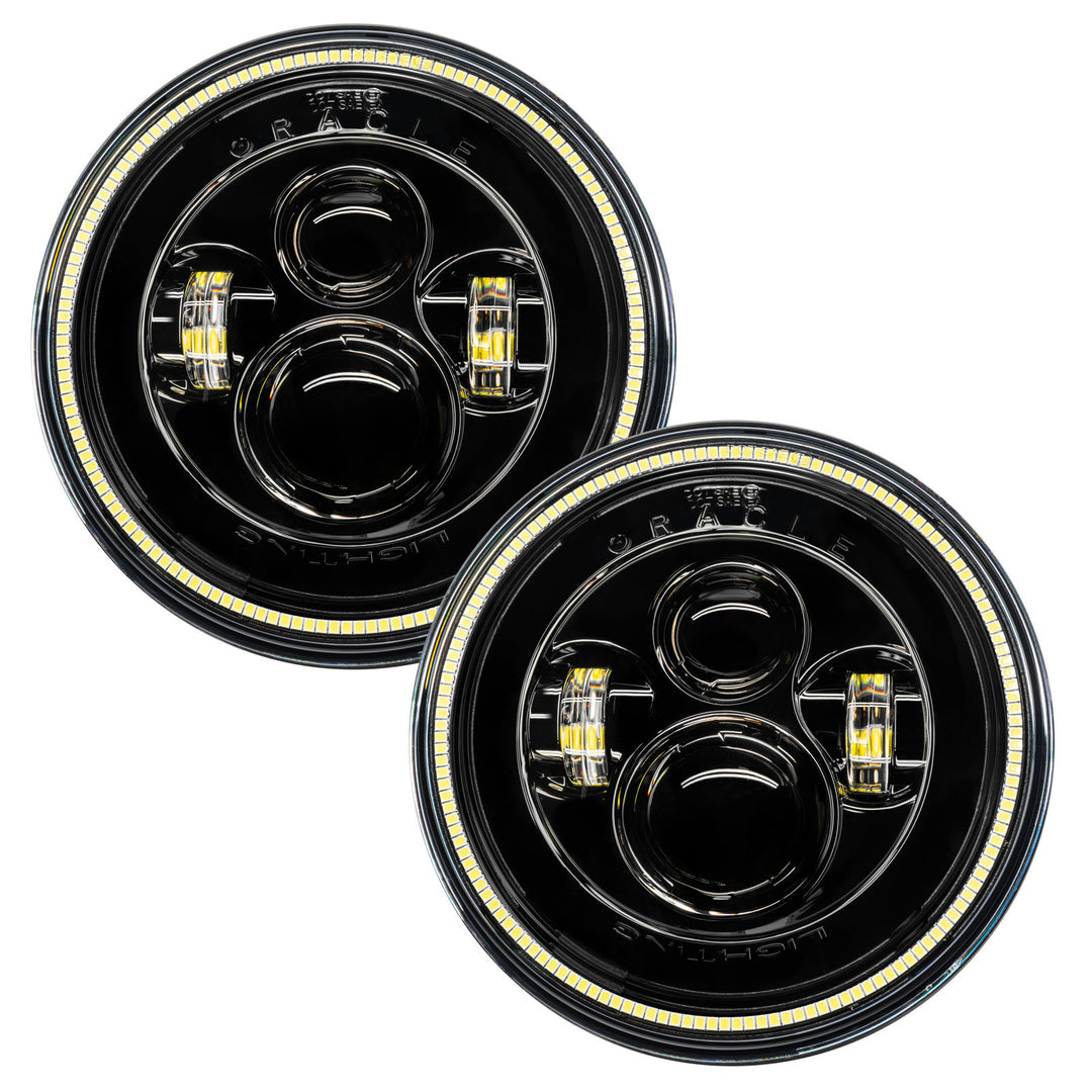 Oracle Lighting 7" High Powered Projector LED Headlight Pair for Jeep Wrangler JL 2018-2022
