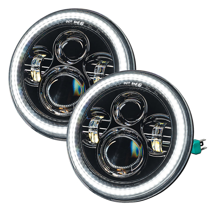 Oracle Lighting LED Projector Headlights with DRL and Turn Signal for 07-18 Jeep Wrangler JK