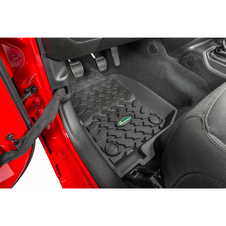 Quadratec Ultimate All Weather Floor Liners for 18-22 Jeep Wrangler JL 2-Door