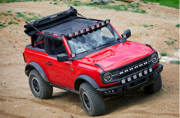 Baja Designs XL Linkable Roof Mount Light Kit - Ford 2021-On Bronco; 2022-On Bronco Raptor